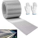 12.7CMX600CM Dachrinnenschutz aus Aluminium, robuster Dachrinnenschutz,...