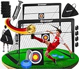 KESSER® Fußballtor Kinder Pop-Up 2er Set | Fußball-Tore Faltbar mit...