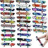 Finger Skateboard,30 Stück Mini Fingerskateboards Set,Skateboard...