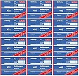Herlitz Quittungsblock 402, selbstdurchschreibend, A6 quer, 2 x 40 Blatt 12...