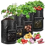 COCHIE 4 Stück 39L Kartoffeln Pflanzsack, Pflanzsack für Gemüse...