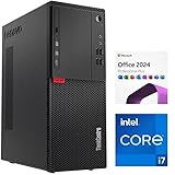 Lenovo - Schneller PC mit Intel Core i7 6700 - Desktop Computer + Silent...