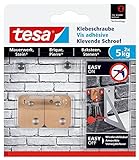 tesa® Klebeschraube für Mauerwerk und Stein, 5 kg (rechteckig / 3er Pack...