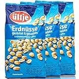 ültje - 3er Pack Erdnüsse geröstet und gesalzen in 900 g Packung -...