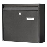 Burg-Wächter Briefkasten, Briefkastenanlagen geeignet, A4 Einwurf-Format,...