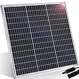 KESSER® Solarpanel Monokristallin Solarmodul Solarpanel - 100W 18 V für...