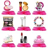 9Pcs SPA Tischdeko Mädchen SPA Honeycomb Dekoration für 3D Make up Theme...