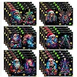 Lvjkes 6 Stück Platzset Weihnachten, 30 x 45 cm Tischsets Abwaschbar,...