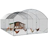 IDMarket - Gehege Hühnerstall, Kuppel, 15 m², Gittergehege, 3 x 5 m, mit...