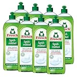 8x Frosch Spülmittel 750 ml mit fettlösenden Limonen-Extrakten