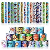 flintronic 30Pcs Schnapparmbänder für Kinder, Bunte Armbänder mit...