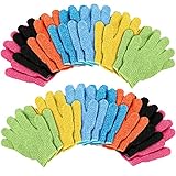 Duufin 14 Paare Body Scrubbing Handschuh 7 Farben Peeling-handschuhe...