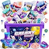 iKidiki Slime Set, Geschenk Mädchen 6 7 8 9 10 11 12 Jahre Galaxis Schleim...