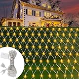 Taechalingo Lichternetz Außen 1.5x1.5M,96 LED Lichternetz,Lichterkette...