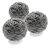 Profi Edelstahl-Spirale von JEMAKO zur Reinigung von Pfannen, Töpfen,...