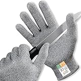 AmzFirst 2 Paar Schnittsichere Handschuhe,Küchen Handschuhe...