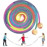 Lange Springseil, Springseil Sport, 5M Springseil für Mehrspieler, Gruppen...