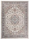 Carpeto Orientteppich Teppich Beige 60 x 100 cm Medaillon Klassisch Muster...