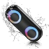 NOTABRICK Bluetooth Lautsprecher mit RGB Licht Tragbarer Musikbox Bluetooth...