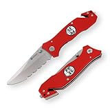 Dönges Rettungsmesser Economy II Wellenschliff Feuerwehrmesser mit...