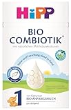 HiPP 1 Bio Combiotik (4 x 600g), Anfangsmilch von Geburt an, mit...