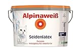 Alpinaweiß Seidenlatex 5 Liter seidenglänzend