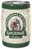 Kapuziner Hefe-Weissbier Naturtrüb 5,0 l Partydose mit Zapfhahn Weizen...