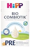 HiPP PRE Bio Combiotik (4 x 600g), Anfangsmilch von Geburt an, mit...