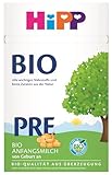 HiPP PRE Bio Anfangsmilch (4 x 600g), von Geburt an, enthält nur Lactose...